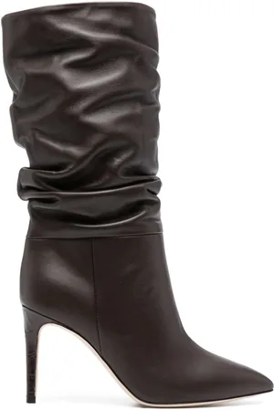 PARIS TEXAS Botas fruncidas con tacón de 90mm