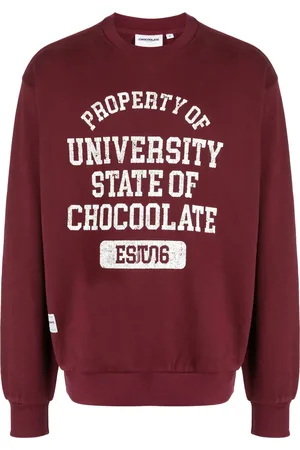 Chocoolate Sudadera con logo estampado y hombros caídos