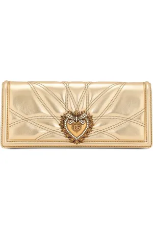 Dolce & Gabbana Bolsa Devotion con efecto metalizado