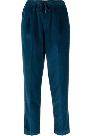 BRIGLIA Pantalones capri con cordones en la pretina