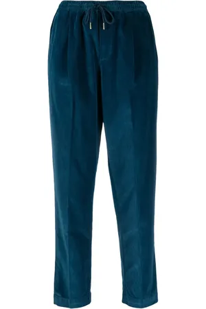 BRIGLIA Pantalones capri con cordones en la pretina