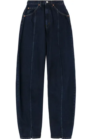 RE/DONE Jeans anchos con tiro alto
