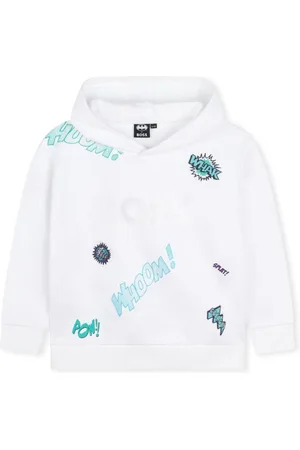 HUGO BOSS Hoodie con estampado gráfico