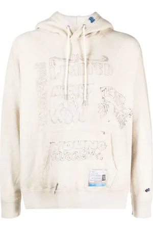 Maison Mihara Yasuhiro Hoodie con eslogan estampado