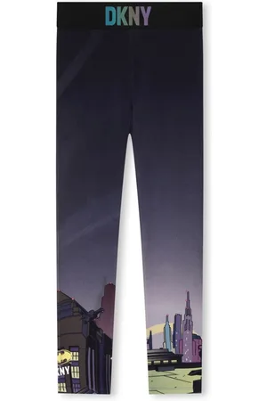 DKNY Leggins con estampado gráfico de x Batman