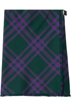 Burberry Falda recta con motivo Vintage Check