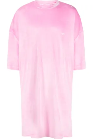TEAM WANG design Vestido camisero de terciopelo Sparkles