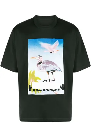 Heron Preston Playera con estampado gráfico