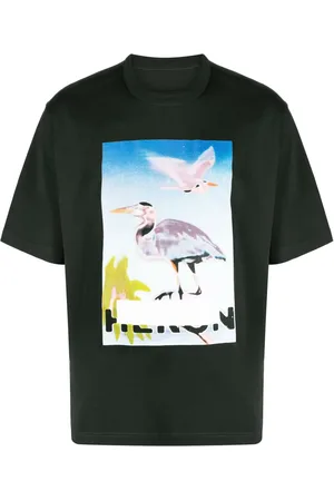 Heron Preston Playera con estampado gráfico