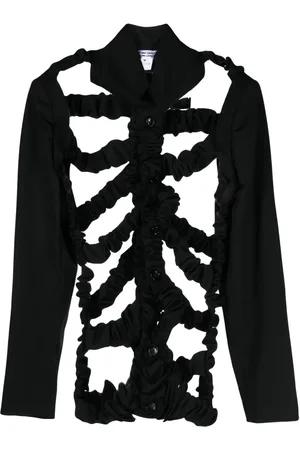 Comme des Garçons Chamarra con detalles de abertura y botones