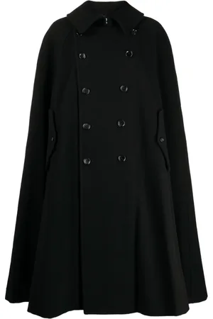 Comme des Garçons Capa con doble botonadura y cuello