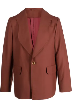 Séfr Blazer con botones y solapas festoneadas