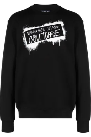VERSACE Sudadera con logo estampado