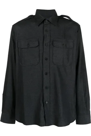 Ralph Lauren Camisa con cuello de pico y botones