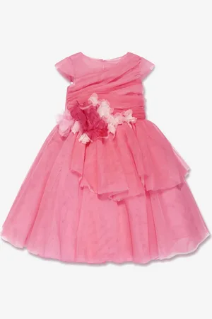 Marchesa Notte Vestido satinado con apliques florales