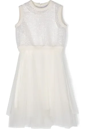 Brunello Cucinelli Vestido sin mangas bordado con lentejuelas