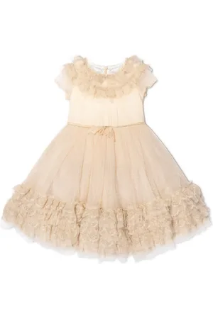 Marchesa Notte Vestido Trimmed Plumetis