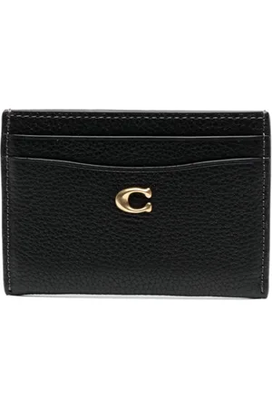Coach Tarjetero con placa del logo
