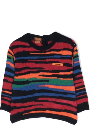 Missoni Suéter tejido en intarsia con parche del logo