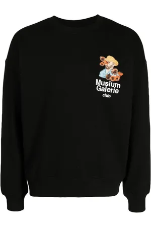 Musium Div. Sudadera con logo estampado