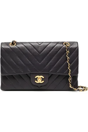 CHANEL Bolsa de hombro Double Flap mediana