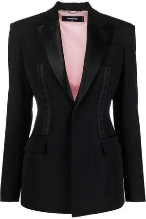 Dsquared2 Blazer ajustado con detalle de rayas