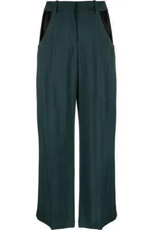 MUGLER Pantalones anchos con aberturas