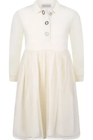 Moncler Vestido tejido con parche del logo