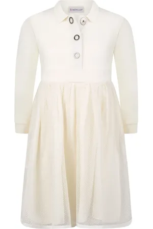 Moncler Vestido tejido con parche del logo