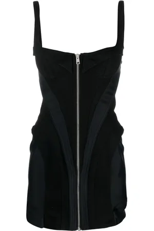 MUGLER Vestido corto con cierre