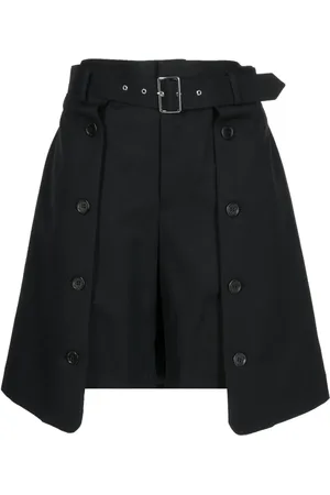 NOIR KEI NINOMIYA Bermudas con cinturón