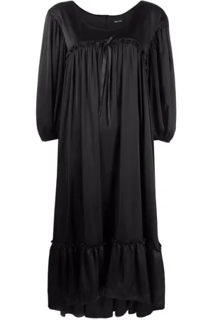 Simone Rocha Vestido midi con detalle de moño