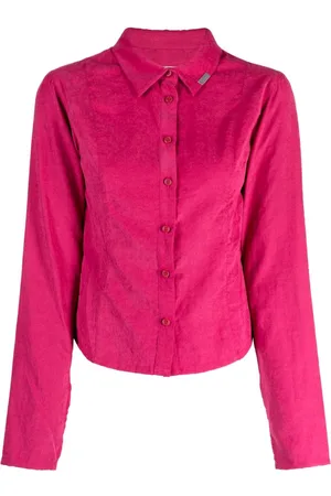 Izzue Camisa manga larga con cuello de pico