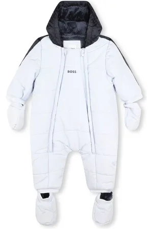HUGO BOSS Traje de nieve con capucha y logo estampado