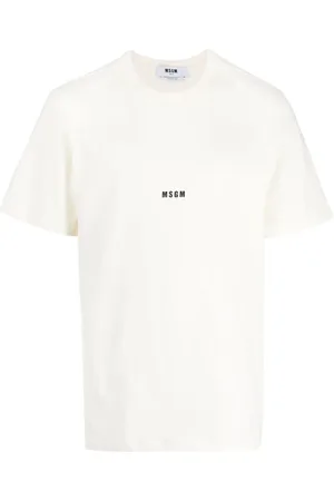 Msgm Playera con logo estampado