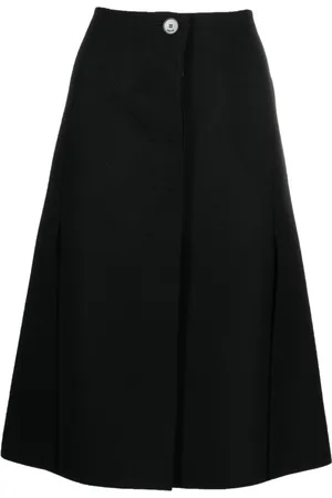 Lanvin Falda midi con diseño acampanado