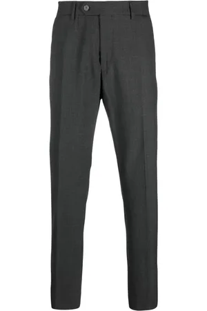 Boggi Milano Pantalones de vestir con efecto melange