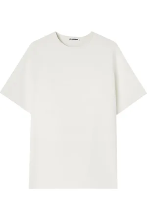 Jil Sander Top manga corta con logo en relieve