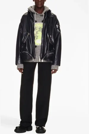 OFF-WHITE Chamarra con bolsillo y motivo Arrows