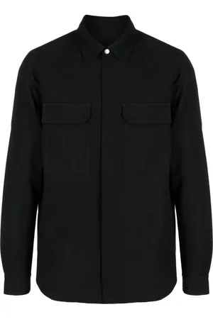 Rick Owens Sobrecamisa con bolsillos de parche
