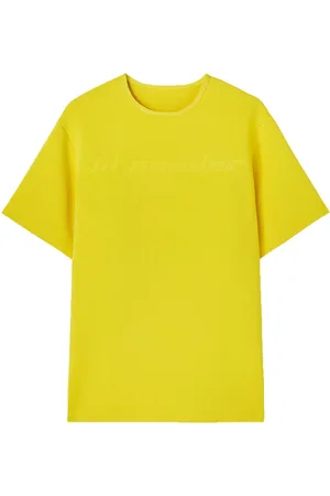 Jil Sander Playera manga corta con logo en relieve