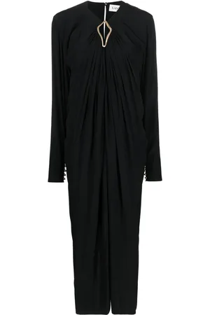 Lanvin Vestido midi con aberturas