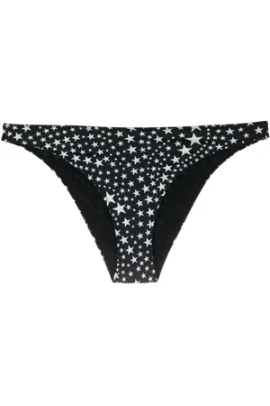 Stella McCartney Bikini bottom con estrellas estampadas y placa del logo
