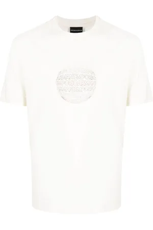 Emporio Armani Playera con logo estampado