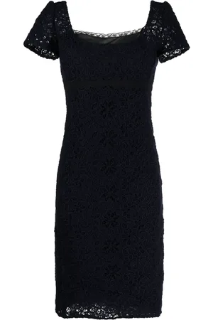 Prada Vestido ajustado con detalle de encaje floral