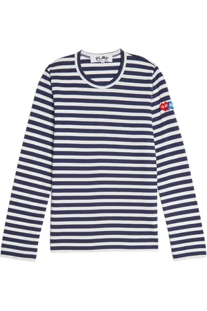 Comme des Garçons Playera con aplique de corazón de x Invader