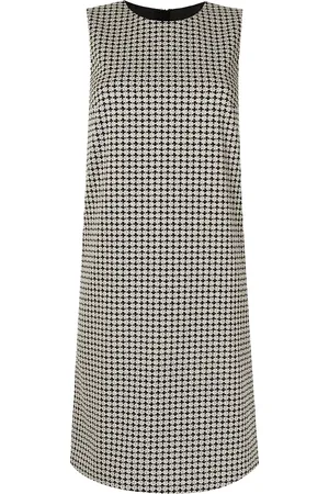 Paule Ka Vestido recto con margaritas estampadas