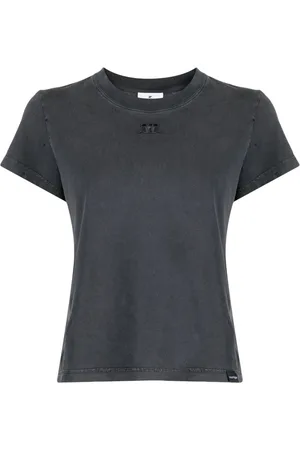 Courrèges Playera con parche del logo