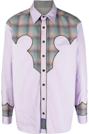 Maison Margiela Camisa estilo Western manga larga