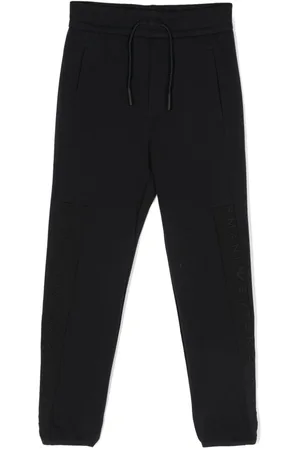 Emporio Armani Pants tapered con logo bordado